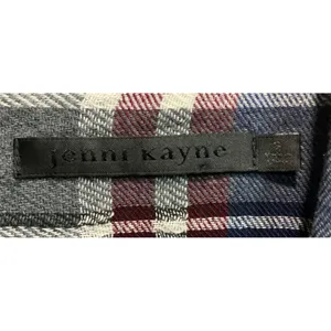 Jenni Kayne O'Keefe Oversized Boyfriend Plaid Flannel Shirt Small Relaxed Fit thumbnail 3