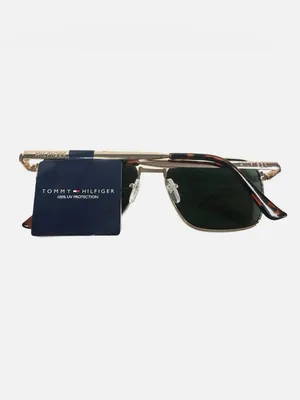 NWT TOMMY HILFIGER MM OM687 Gold/Green Mens Sunglasses thumbnail 6