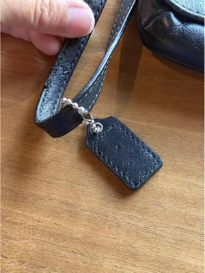 leather Coach Ashley Large Flap Wristlet thumbnail 2