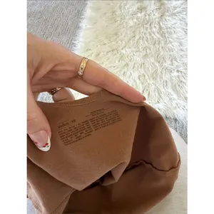 Audren Brown Squareneck Bodysuit Tan Size XS thumbnail 4