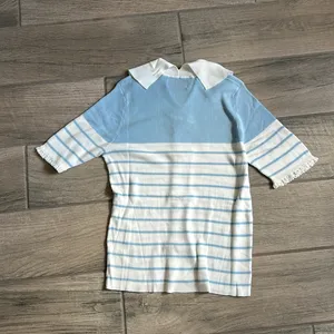 Cinta stripe sweater White Size L thumbnail 8