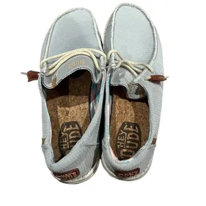 Hey Dude Women's Wendy Knit Cloud Gray Slip-On Sneakers Size 11 thumbnail 4