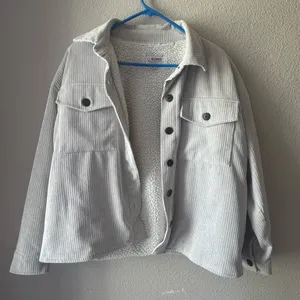 Ci Sono Light Beige Corduroy Button-Front Jacket thumbnail 9
