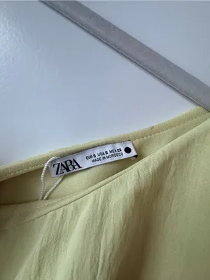 Zara One-Shoulder Layered Ruffle Dress in Lemon Yellow thumbnail 4