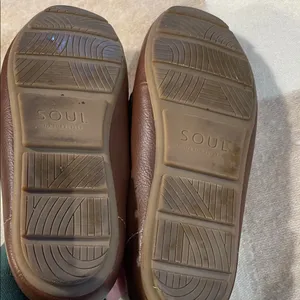 SOUL Naturalizer Brown Leather Loafers thumbnail 6