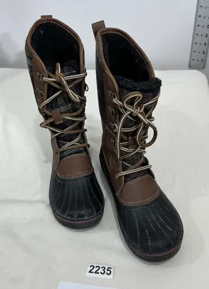 Womans Time N Tru Water Resistant Winter Snow Duck Boots Mid Calf Lined Size 7 thumbnail 1