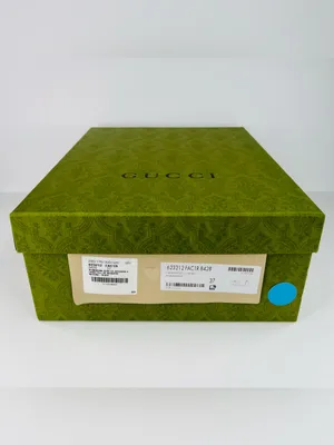 Gucci Women's Angelina Platform GG Supreme Jacquard Slide Sandals Size EU 37 thumbnail 2