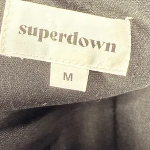 Superdown Harlow Ruffle Slit Mini Dress‎ in Black Size Medium thumbnail 7