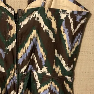 Stylish Geometric Women's Romper Green Size M thumbnail 4