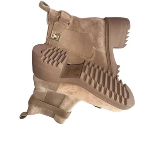 Steve Madden NEW Gates Platform Chelsea Boot (Women) 8.5M, TAUPE SUED thumbnail 8