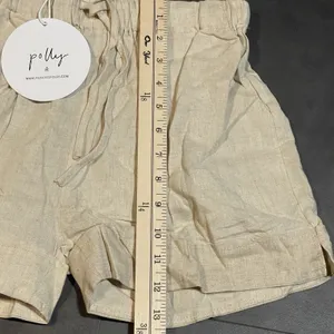 Princess Polly‎ Shorts Womens Size 4 High Waisted Mom Shorts Tan F-58 thumbnail 4
