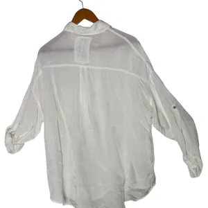 Johnny‎ Was Pete & Greta White Button Down Oversized Tunic Top Minimalist BOHO S thumbnail 3