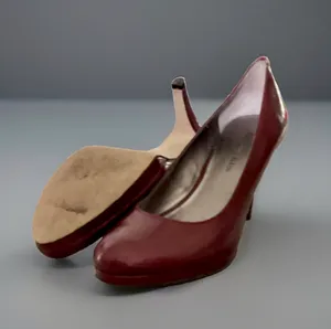 Anne Klein Burgundy Heels Size 6 thumbnail 2