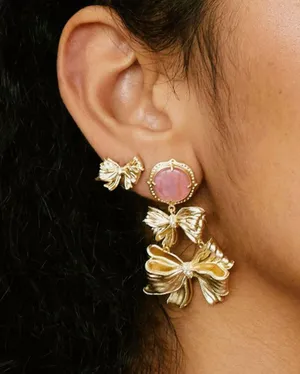 Kendra Scott X Loveshack Fancy Bow Earrings thumbnail 4