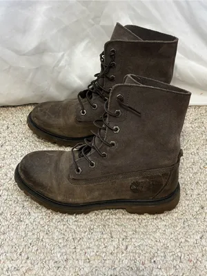 Timberland Anti-Fatique Style 8308A Faded Grey Leather Roll Top Earth Keepers thumbnail 3
