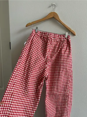 Le Bon Shoppe Arc Pants, Red Gingham Medium thumbnail 8