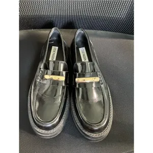 Steve Madden Rodrigo Black Loafer Platform Punk School Girl Sz 6.5 thumbnail 2