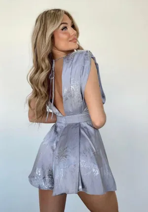 Lane 201 Garden Party Glam Romper Size L thumbnail 1