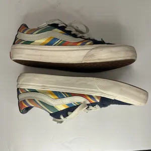 Vans Old Skool UltraCush Retro Stripes Dress Blues Women 7 Men 5.5 Skate‎ Shoes thumbnail 5
