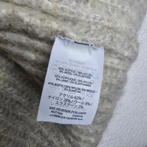 J. Crew NWT Ribbed Turtleneck Button Side Poncho Sweater Oatmeal‎ H3638 S/M thumbnail 6