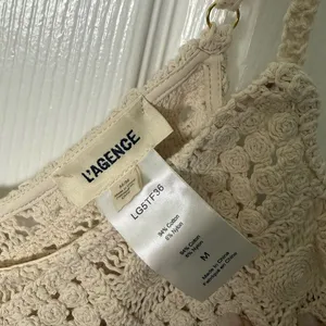 L’agence Haleigh Crochet Cover-Up Dress M thumbnail 10