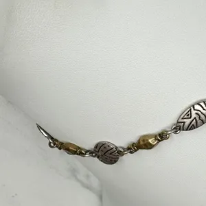 Vintage Chico's Mixed Metal Station Necklace ✨ thumbnail 6