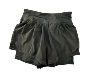 Spanx Black Women's Layered Athletic Shorts L thumbnail 1