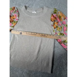 fate daisy flower puff sleeve sweater small‎ thumbnail 5