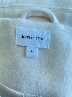 Song Of Style Louisa Coat Jacket in Ivory Cream Size Large New Revolve thumbnail 6