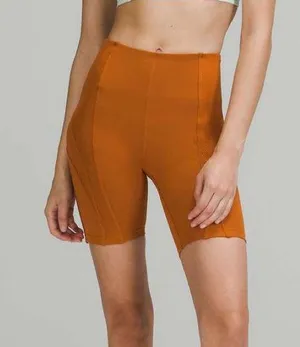 Nwot Lululemon Ribbed High Rise Yoga Bike Shorts thumbnail 1