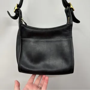 Vintage Coach 9997 Legacy Black‎ Genuine Leather Crossbody Bag thumbnail 7