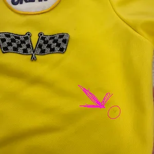 🔥🏁 BRAND NEW Race Day Baddie 5-Piece Set – Checkered & Neon Yellow Medium 🏁🔥 thumbnail 3