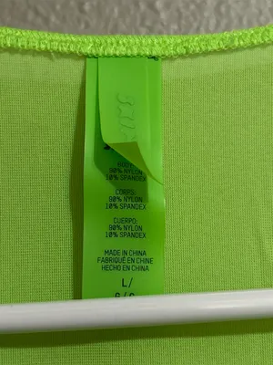 SKIMS Neon Green Sheer Mesh Maxi Dress Swim Coverup Women’s Size Large thumbnail 12