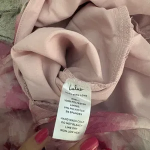 Lulus Dreamy Personality Pink Floral Ruffled Sleeveless Midi Dress Size Small thumbnail 10