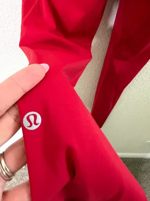 Lululemon Fast and Free Tight 28" *Non Reflective‎ Dark Red Womens Size 4 thumbnail 5