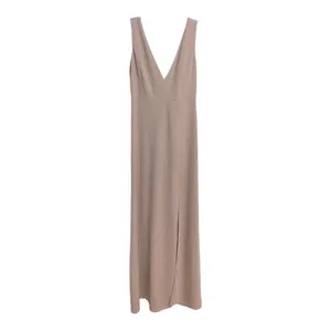 Birdy Grey SHAMIN DRESS CREPE TAUPE LARGE NEW NWT BRIDESMAID WEDDING thumbnail 8