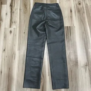 Aritzia Wilfred The Melina Wilfred Gray Vegan Leather Pants Women’s 2 thumbnail 6