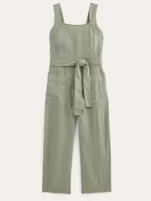 Everlane The Utility Coverall in Linen Seagrass Size 14 thumbnail 3