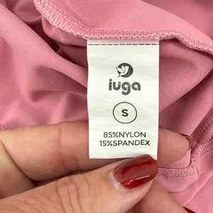 NEW IUGA Pink Tennis Dress with Built-in Shorts and Pockets Small Halter‎ Back thumbnail 10