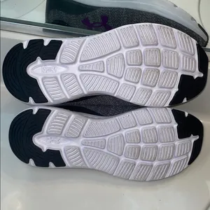 Under Armour Women’s Charged Impulse 3 Knit Gray Purple Running Athletic Shoes thumbnail 9