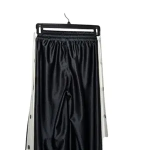 Nike Glam Dunk Popper Pants Black Satin Snap Side‎ Wide Leg XS CI9972-010 thumbnail 8