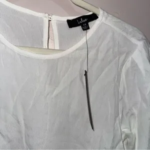 Lulus Essentially Effortless White Long Sleeve Top - Size XS thumbnail 3