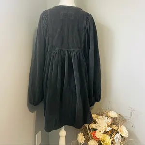 Free People "We The Free" Covered In Cord Tunic Dress thumbnail 4