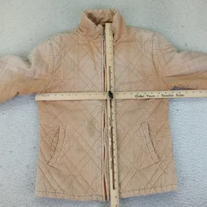 Vintage Forecast Sport Womens Quilted Corduroy Jacket Full Zip Beige Large 44‎ thumbnail 10