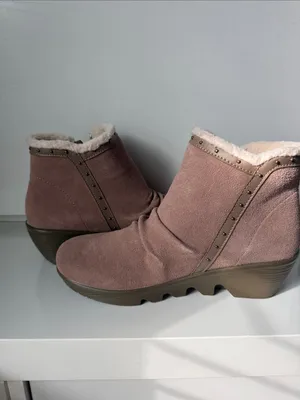 Skechers Women's Dusty Rose Slip-On Winter Ankle Boots - 7W thumbnail 7