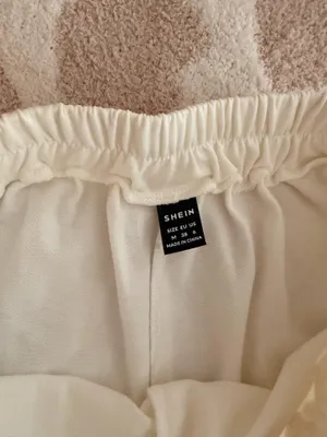 Shein White Comfy Sweat Shorts thumbnail 3