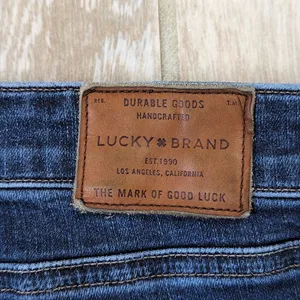 Lucky Brand Ava Super Skinny Darkwkash Jeans | Lucky Brand 4/27 Skinny Jeans thumbnail 11