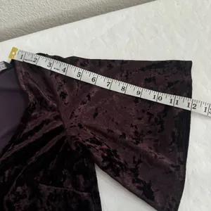 American Eagle Romper Small Velvet Y2k 90's Festival Gothic Punk Rock Whimsigoth thumbnail 13