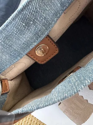 NWT True Religion Denim Mini Tote Bag Y2K Crossbody Bag Blue thumbnail 12