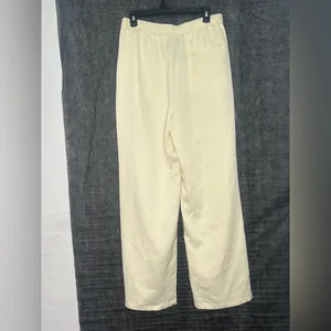 ZARA Cream Pull-On Pants Elastic Waist Women’s Size L New With Tags(A249)&✨ thumbnail 4